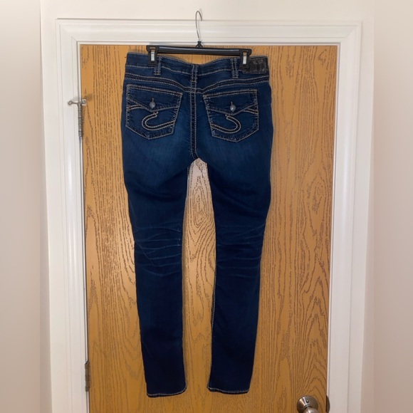 Silver Jeans Suki Dark Indigo Denim - Picture 1 of 5
